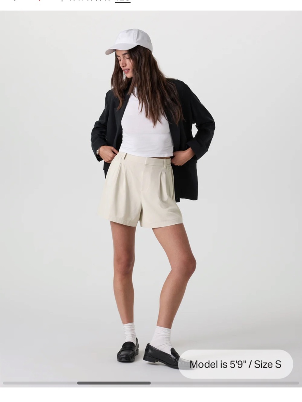 Vuori Villa Trouser Shorts – Mushroom – Size S – Never Worn